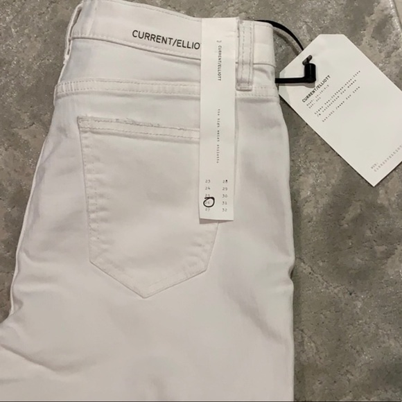 Current/Elliott Denim - CURRENT/ELIOTT| BNWT WHITE DESTROYED JEANS 🤍